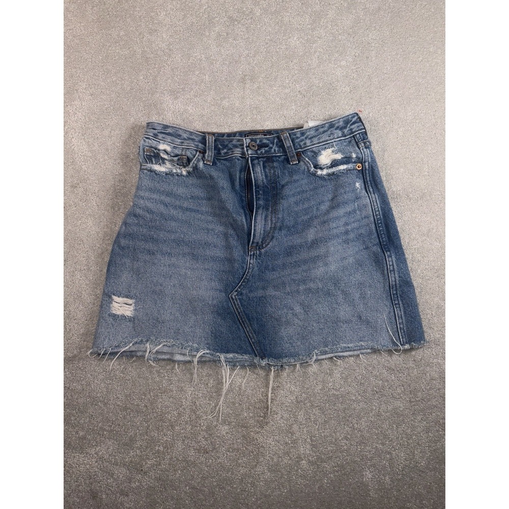 Abercrombie & Fitch Zoe Natural Rise Vintage A-Line Skirt Sz 6/28